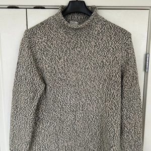 Men's J. Crew roll neck marled cotton sweater size large